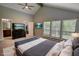 Spacious main bedroom with vaulted ceilings, large windows, ensuite bathroom and walk-in closet at 2926 Swarthmore Dr, Lawrenceville, GA 30044