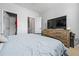 Bedroom with bed and dresser at 508 Vinings Forest Se Ct, Smyrna, GA 30080