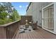 Cozy back deck featuring outdoor seating, perfect for relaxing and entertaining at 6420 Marbut Rd, Lithonia, GA 30058