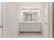 Bathroom features a double vanity with modern fixtures and ample counter space at 1991 Deco Dr, Kennesaw, GA 30144