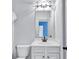 Modern bathroom featuring a white vanity, a large mirror, and stylish lighting fixtures at 385 Hinton Chase Pkwy, Covington, GA 30016