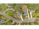 Aerial view of a residential area with well-maintained homes and landscaping at 4067 Silver Fir Ct, Marietta, GA 30066