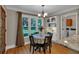 Sunny breakfast nook with table and chairs at 4067 Silver Fir Ct, Marietta, GA 30066
