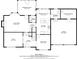 Detailed floor plan of the home highlighting the layout of the living spaces on the first floor at 4067 Silver Fir Ct, Marietta, GA 30066
