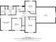 Detailed floor plan showcasing the layout of bedrooms, bathrooms, and attic on the second floor at 4067 Silver Fir Ct, Marietta, GA 30066