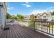 Back deck area overlooking the street and neighborhood at 510 Suwanee Pass Ln, Suwanee, GA 30024