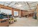 Unfinished basement ready for customization, featuring exposed beams and ample natural light at 4545 Evandale Way, Cumming, GA 30040