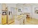 Modern kitchen with stainless steel appliances, granite countertops, and view of dining room at 2457 Birkhall Way, Lawrenceville, GA 30043