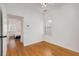 Bedroom featuring ceiling fan, hardwood floors, and window at 69 Randolph Ne St, Atlanta, GA 30312