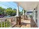 Spacious porch featuring sturdy brick pillars and plenty of space for outdoor seating, providing a relaxing outdoor space at 69 Randolph Ne St, Atlanta, GA 30312