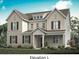Two-story house features stone accents, black shutters, and a covered entryway at 110 Prescott Manor Dr, Canton, GA 30115