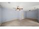 Spacious bedroom with neutral carpet and ceiling fan at 1212 Lee Whatley Dr, Lithonia, GA 30058
