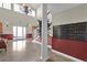 Welcoming lobby with mailboxes, staircase, high ceilings, and chandelier at 3302 Dogwood Dr # 123, Atlanta, GA 30354