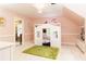 Fun bedroom featuring a loft-style bed and soft pink paint at 3380 Hill Forest Nw Trl, Acworth, GA 30101