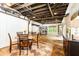 Spacious dining area with an exposed ceiling and ample natural light at 3380 Hill Forest Nw Trl, Acworth, GA 30101