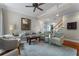 Spacious living room with comfortable seating, hardwood floors, and stylish decor, ideal for gatherings and relaxation at 1273 Promontory Ln, Marietta, GA 30062