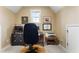 Cozy home office featuring neutral paint, natural light, and adequate space for a full work setup at 1273 Promontory Ln, Marietta, GA 30062
