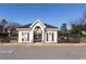 Community pool entrance with keyed access and manicured landscaping at 1273 Promontory Ln, Marietta, GA 30062