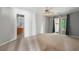Spacious bedroom with ensuite bathroom and access to the sunroom at 1034 Hillsborough Nw, Kennesaw, GA 30144
