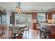 Eat-in kitchen featuring an island with seating, stainless steel appliances, and plenty of cabinet space at 2268 Limehurst Ne Dr # 120, Atlanta, GA 30319