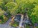 Overhead view displays the house with ample parking space and green surroundings at 39 Wyman Se St, Atlanta, GA 30317