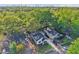Aerial view of a neighborhood showing lush tree cover and the Atlanta skyline in the background at 39 Wyman Se St, Atlanta, GA 30317