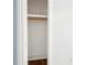 Compact closet with shelf and hanging rod, perfect for organizing clothes and accessories at 39 Wyman Se St, Atlanta, GA 30317
