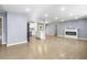 Spacious living room featuring hardwood floors, recessed lighting, and a fireplace at 2013 Ridge Rd, Dallas, GA 30157