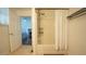 Bathroom featuring a shower-tub combination with a white shower curtain at 2881 Parrott Nw Ave, Atlanta, GA 30318