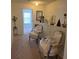 Bright hallway featuring carpeted floors and decor leading to bedrooms, perfect for comfortable living at 3828 Dandridge Way, Duluth, GA 30096