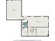 Basement layout featuring a recreation room, bathroom, storage, hall, room and large garage at 751 Yorkshire Sw Pl, Lilburn, GA 30047