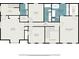 Upstairs floor plan displaying bedrooms, bathrooms, laundry, and walk in closet in primary bedroom at 751 Yorkshire Sw Pl, Lilburn, GA 30047