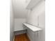 Handy storage area with adjustable shelving and hardwood floors, great for organization at 4941 Meadow Lane, Marietta, GA 30068