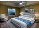 Main bedroom with comfortable carpet, and a tray ceiling at 2068 Hampton Locust Grove Rd, Locust Grove, GA 30248