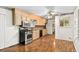Kitchen featuring stainless steel appliances and wood cabinets at 4642 Elmhurst Dr, Douglasville, GA 30135