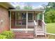 View of a cozy screen room with a brick patio at 4642 Elmhurst Dr, Douglasville, GA 30135
