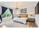 Serene bedroom with large windows, stylish decor, and a cozy rug at 2578 Middle Coray Cir, Marietta, GA 30066
