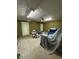 Basement featuring concrete floors and olive-green walls at 3739 Jamestown Ct, Doraville, GA 30340