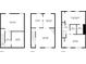 View of the floorplans for floors 1, 2, and 3 of the house at 3739 Jamestown Ct, Doraville, GA 30340