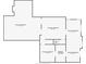 Layout of basement showing unfinished space and dimensions for customization at 5925 Boulder Bluff Dr, Cumming, GA 30040