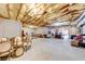 Unfinished basement with exposed ductwork and framing at 5925 Boulder Bluff Dr, Cumming, GA 30040