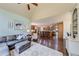 Spacious living room open to kitchen, with hardwood floors and plenty of natural light at 5925 Boulder Bluff Dr, Cumming, GA 30040