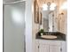 Bathroom with stand up shower, tile backsplash and updated fixtures at 318 Glenwood Se Ave, Atlanta, GA 30312
