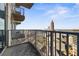 Balcony with city views at 400 W Peachtree Nw St # 3614, Atlanta, GA 30308