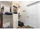 Walk in closet features shelving and built in storage at 400 W Peachtree Nw St # 3614, Atlanta, GA 30308