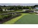 Beautiful landscaped community park with paved walking trails, picnic pavilion and green space for outdoor activities at 4858 Stratford Ln, Johns Creek, GA 30022