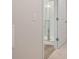 Modern bathroom with a glass-enclosed shower showcasing tile and updated fixtures at 290 Abbotts Crossing Cir, Conyers, GA 30094