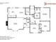 Floorplan of the home showing the layout of rooms and dimensions at 64 Little John Way, Douglasville, GA 30134