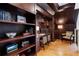 Inviting office with custom built-ins, desk, and shelves showcases a functional and stylish workspace at 77 Peachtree Ne Pl # 608, Atlanta, GA 30309
