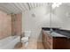 Bathroom featuring shower and bathtub combination and vanity with granite countertop at 1261 Caroline Street Ne # 206, Atlanta, GA 30307